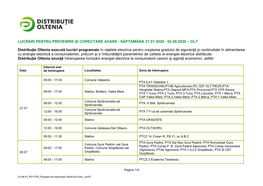 Săptămâna 27.07.2020 - 02.08.2020 – Olt