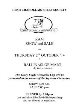 14 Ballinasloe Mart