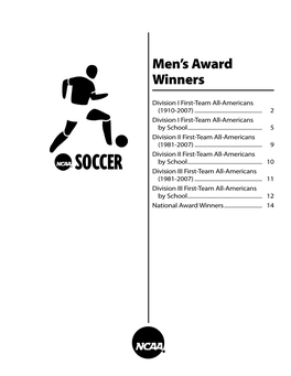 2008 Men's Soccer Records (Awards and All-Americans)