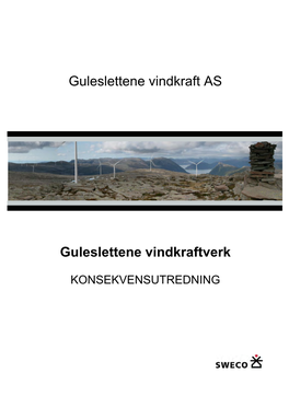 Guleslettene Vindkraft AS Guleslettene Vindkraftverk