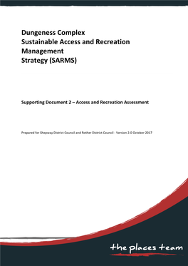 Dungeness Complex Sustainable Access and Recreation Management Strategy (SARMS)