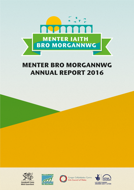 Menter Bro Morgannwg Annual Report 2016 Foreword