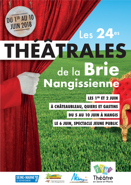 Programme Complet Des Théâtrales 2018