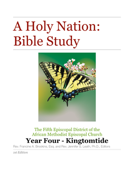 A Holy Nation: Bible Study