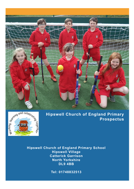 Hipswell Church of England Primary Prospectus