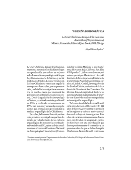 La Gran Chichimeca. El Lugar De Las Rocas Secas, Beatriz Braniff C. (Coordinadora), México, Conaculta, Editorial Jaca Book, 2001, 306 Pp