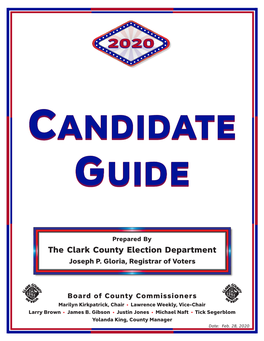 The Clark County Election Department Joseph P