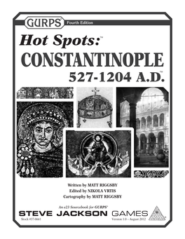 Constantinople 527-1204 A.Dt.M