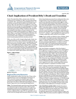 Chad: Implications of President Déby’S Death and Transition