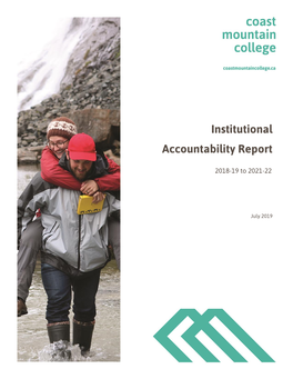 Institutional Accountability Report and Plan