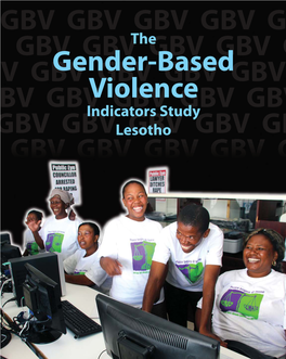 Gender-Based Violence Indicators Study Lesotho