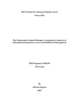 Alberto Frigerio Ph.D. Thesis