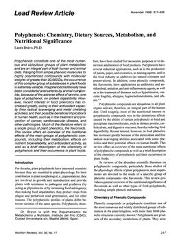 Bravo 1998 Polyphenols Chemistry.Pdf