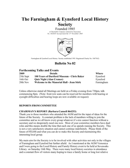 The Farningham & Eynsford Local History