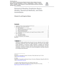 Numerical Weather Prediction Basics: Models, Numerical Methods, and Data Assimilation