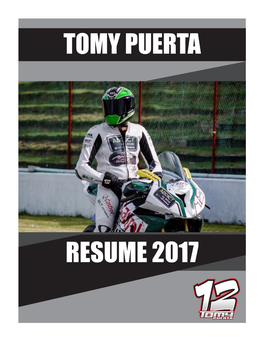 Tomy Puerta Resume 2017