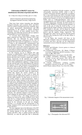 Fabrication of Biofet Sensor for Simultaneous Detection of Protein And