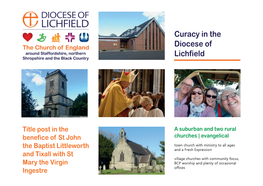 Curacy in the Diocese of Lichfield