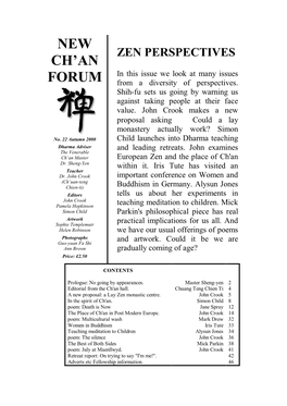 New Chan Forum Issue 22