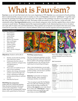 What Is Fauvism? Fauvism Was an Art Style That Lasted Only Four Years, Beginning in 1905