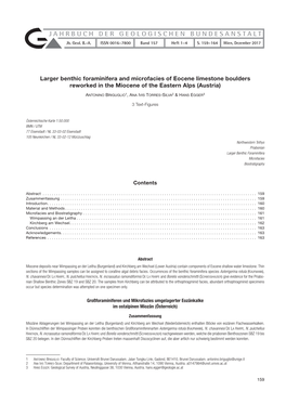 JAHRBUCH DER GEOLOGISCHEN BUNDESANSTALT Jb