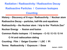 Radiation F12