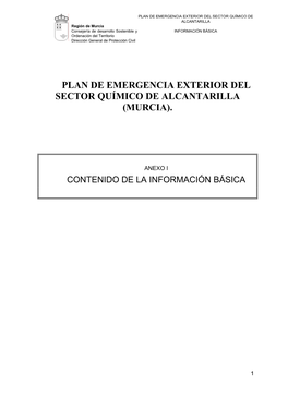 Plan De Emergencia Exterior Del