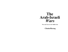 The Arab-Israeli Wars