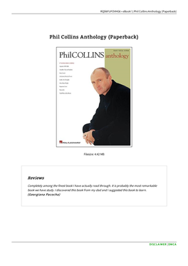 Phil Collins Anthology (Paperback) « LPJK7YBE1WJH