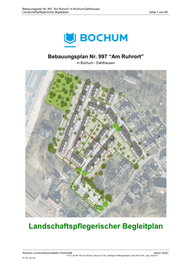 Landschaftspflegerischer Begleitplan Seite 1 Von 69