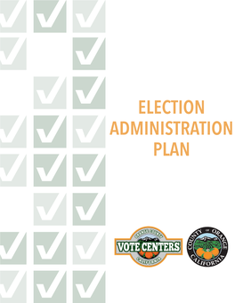 Election Administration Plan