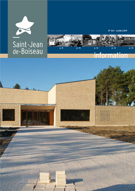 Information Sommaire Saint-Jean-De-Boiseau Information # 163 Octobre 2019