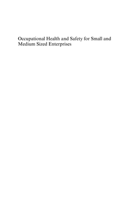 Occupational Health and Safety for Small and Medium Sized Enterprises