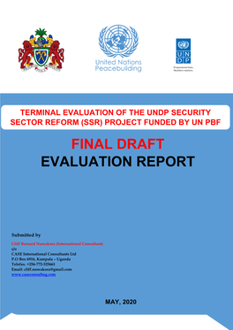 Gambia Ssr Terminal Evaluation