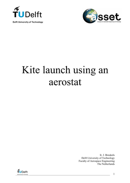 Kite Launch Using an Aerostat