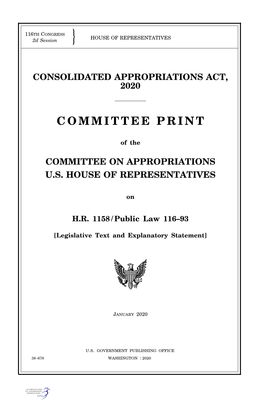 Committee Print