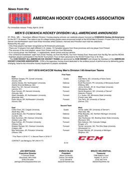 American Hockey Coaches Association