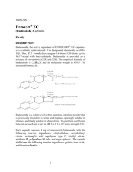 ENTOCORT EC (Budesonide) Capsules