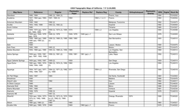 USGS Topographic Maps of California