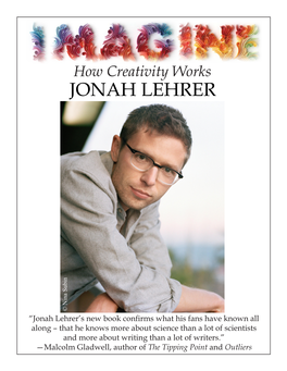 Jonah Lehrer