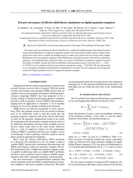 (2019) Toward Convergence of Effective-Field-Theory Simulations On