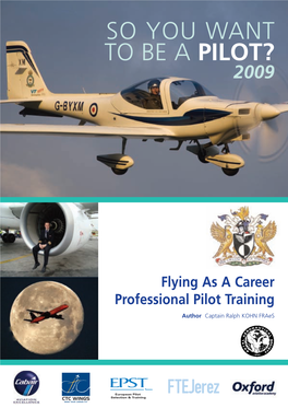 Flying As a Career Professional Pilot Training