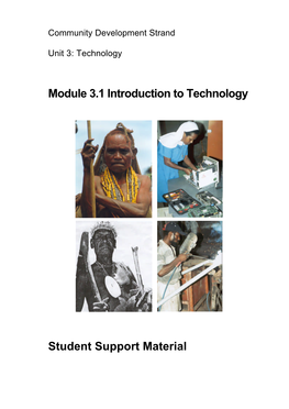 Module 3.1 Introduction to Technology Student Support Material