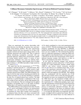 Collinear Resonance Ionization Spectroscopy of Neutron-Deficient