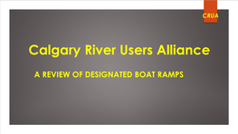 Calgary River Users Alliance