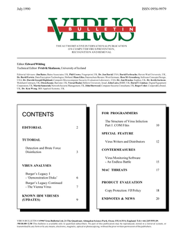 Virus Bulletin, July 1990