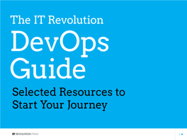 The IT Revolution Devops Guide: Selected Resources to Start Your