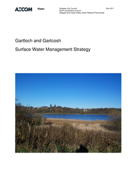 Gartloch and Gartcosh Surface Water Management Strategy