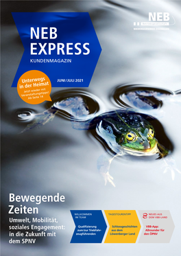 Neb Express Kundenmagazin