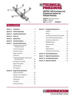 17730-289 Rev F SOFTEK NXT Technical Procedure for Peterbilt